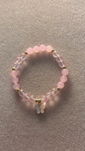 Pink butterfly bracelet