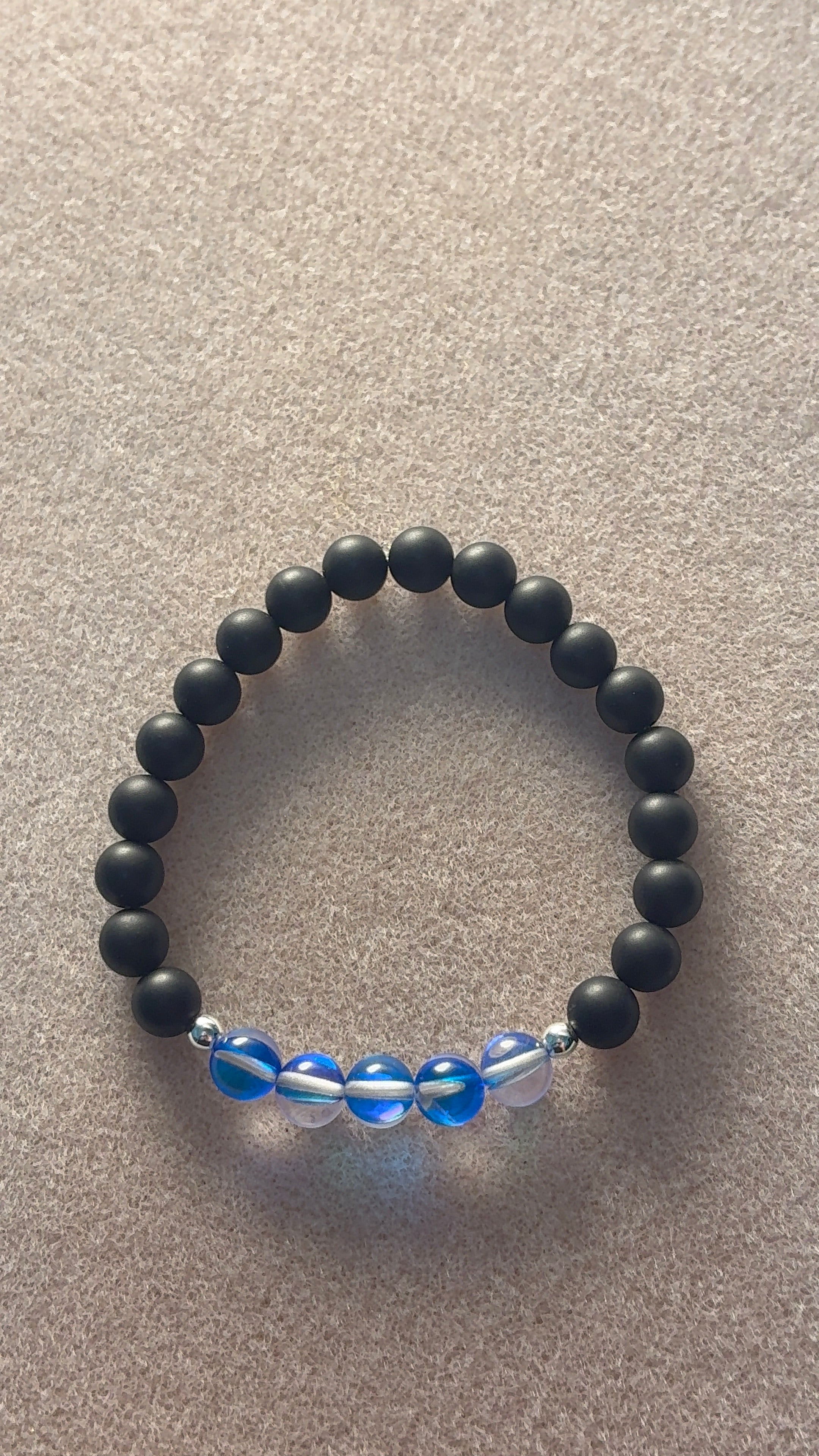 Unisex - electric blue bracelet