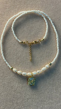 Butterfly - pearl necklace