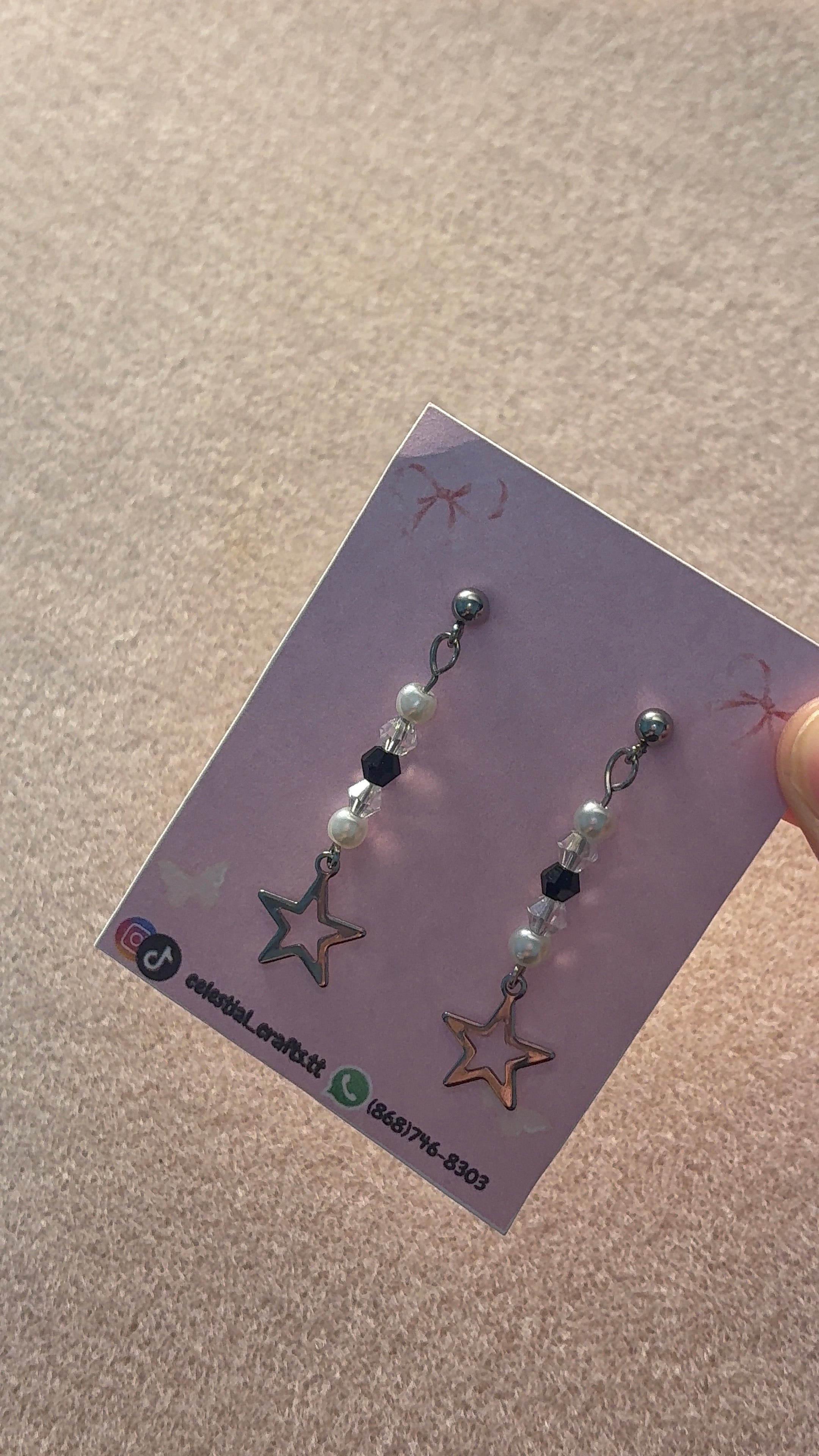 Star earrings