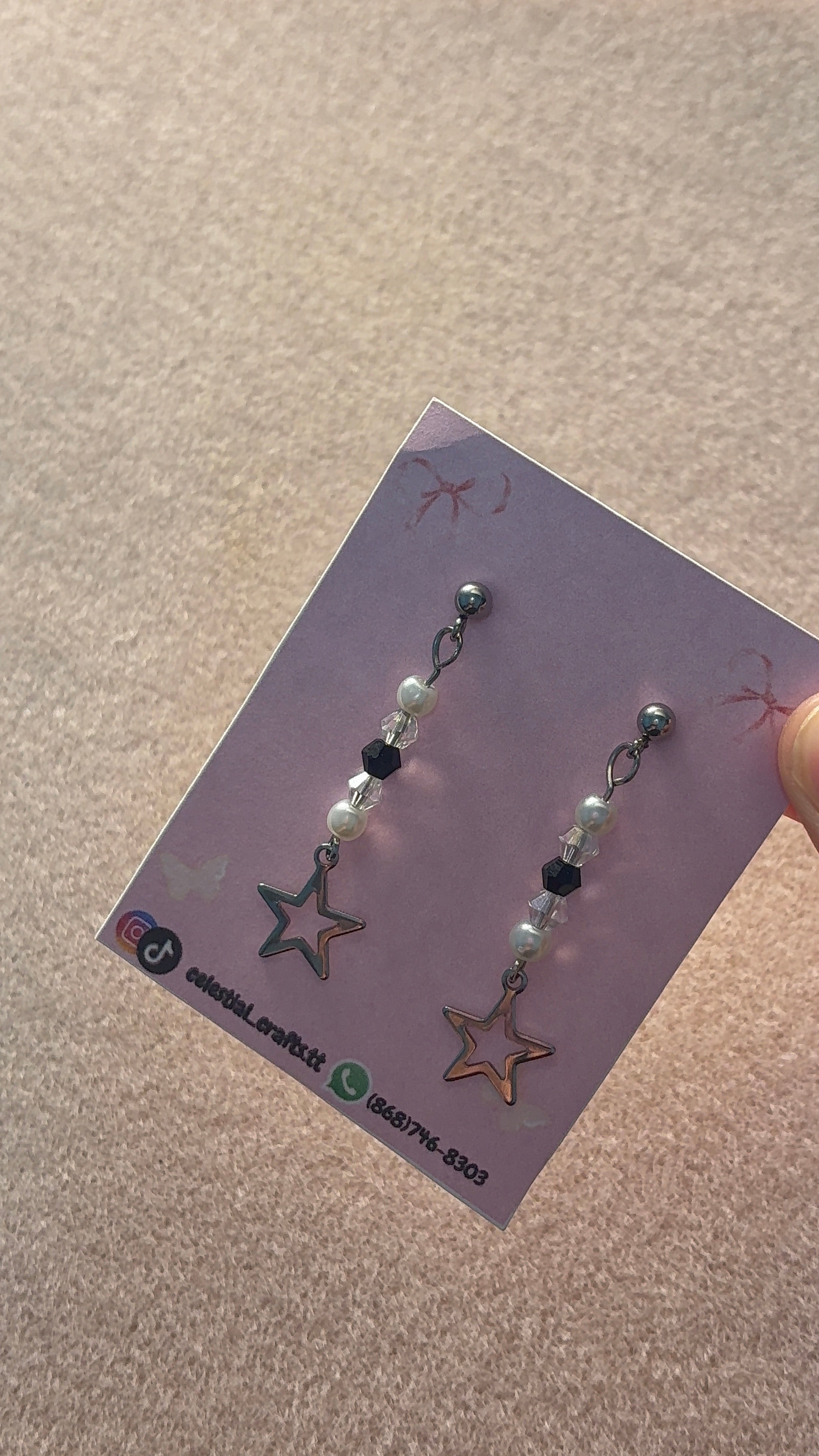 Star earrings