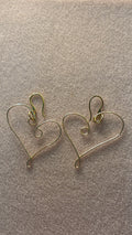 Wire Heart Earrings